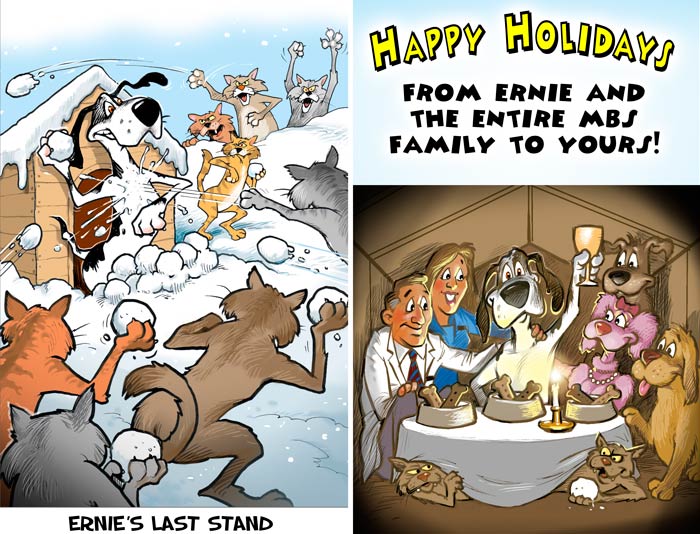 Ernie Holiday Card (Ernie Adventures comic)