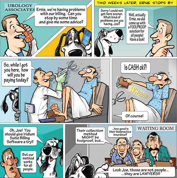 Ernie Saves The World of Urology Billing (Ernie Adventures comic)