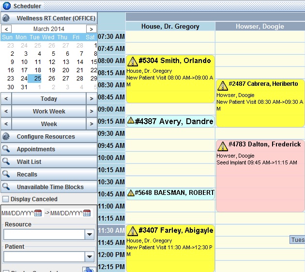 Appointment scheduling software