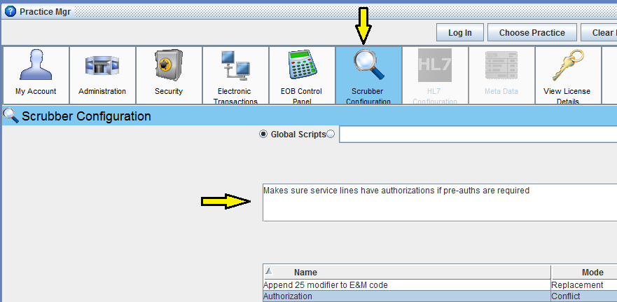 claim scrubber